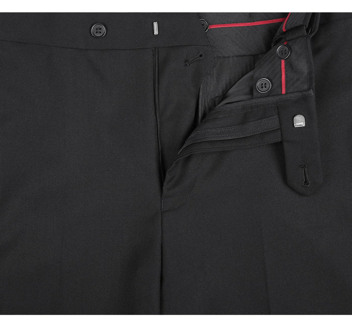 Black Prom Suit - Mens Classic Full Dress Tail Tuxedo Black Tuxedo