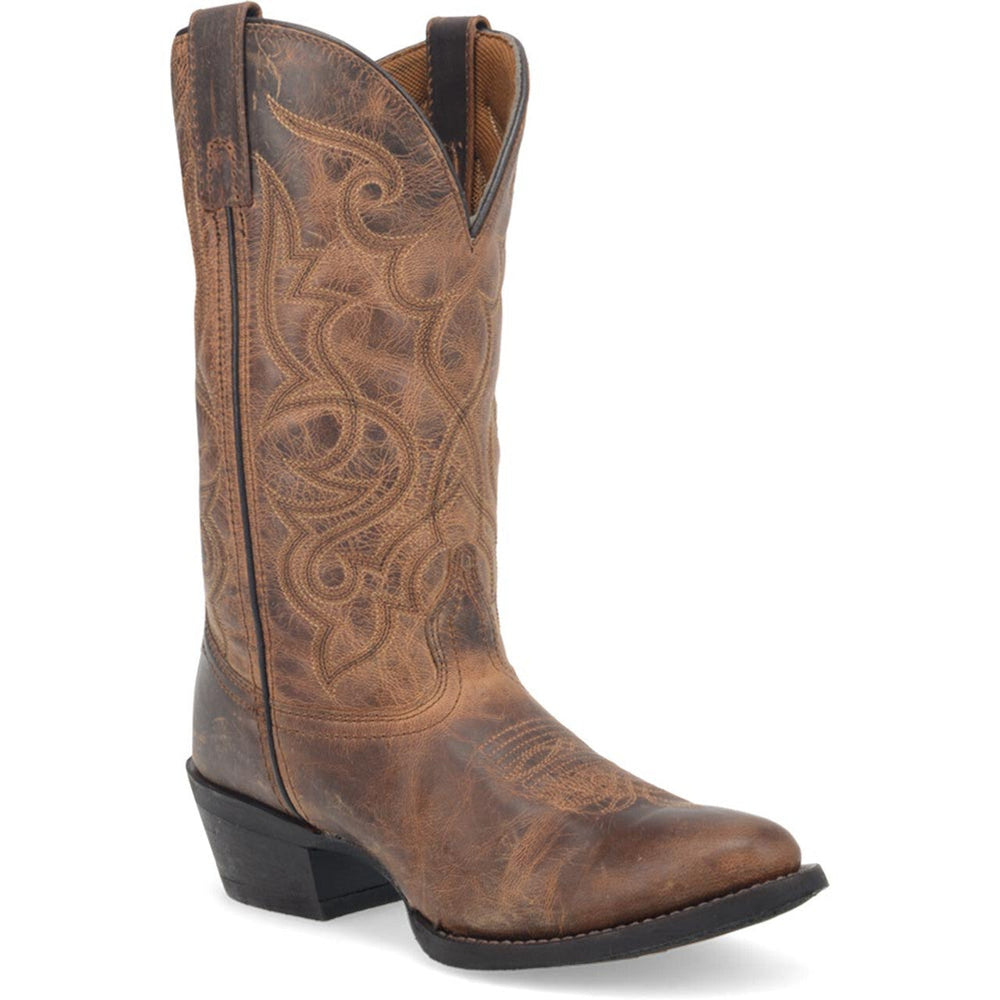 Laredo Maddie Tan Leather Round Toe Women Boots