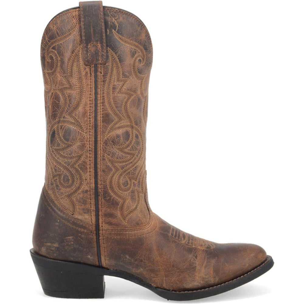Laredo Maddie Tan Leather Round Toe Women Boots