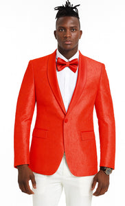 50–70-Character Span: Tazio Red Slim Fit Paisley Tuxedo Jacket for Weddings and Proms