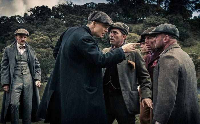 Mens Peaky Costume Thomas Shelby Suit & Overcoat