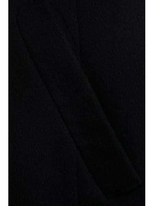 Men's Dress Coat 2 Buttons Luxury Three Quarter Length Cashmere Black Long Men's Dress Topcoat - Winter Coat