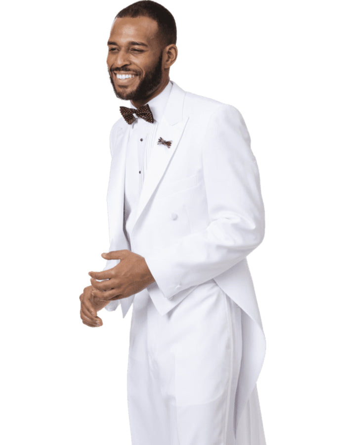 White Prom Suit - White Prom Tuxedo Suits - White Wedding Satin Tuxedo