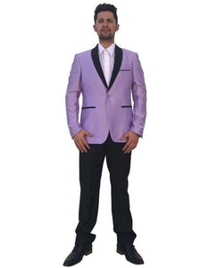 Men's Lavender 2 Button Black Shawl Lapel Cheap Priced Designer Fashion Dress Casual Blazer For Men On Sale Blazer ~ Sport Coat