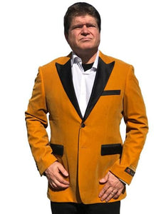Big and Tall Tuxedo Gold Velvet Tuxedo velour Jacket Available Big Sizes