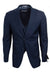 Men's Classic Design Vested Stacy Adams Suit in Navy Blue