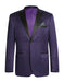 Purple Prom Suit - Purple Prom Outfit - Purple Paisely Prom Tuxedo - Men's Tuxedo USA