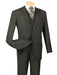Morgan Collection - Regular Fit 3 Piece 2 Button Dark Olive