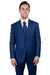 Men's Two-Button Indigo Blue Stacy Adams Vested Suit: Classic Look & Modern Style