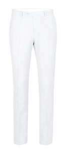 White Wedding Suit For Men - Perfect For Groom - Mens Basic Two Button Classic Fit Suit In White - Men's Tuxedo USA