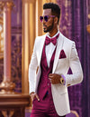 burgundy pants