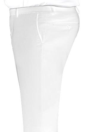 Shiny Dress Pants White - Sharkskin Pant For Men - Sateen Pants