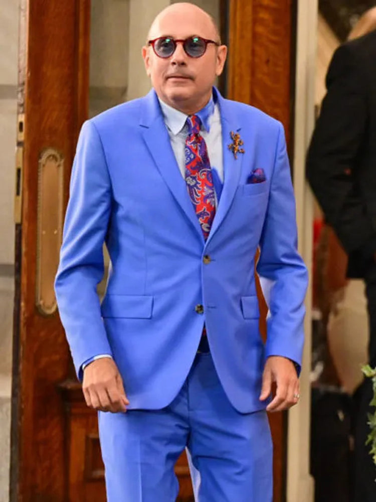 And Just Like That Willie Garson Blue Suit