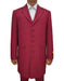 Mens Classic Vested Zoot Suit in Burgundy - Men's Tuxedo USA
