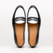 Zelli Alba Calfskin Spectator Penny Loafers in Black and White