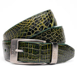 Marco Di Milano Emilio Belt - Antique Green Leather Loafer