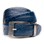 Marco Di Milano Emilio Belt - Navy Leather Loafer