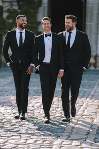 "Belmont" Black Tuxedo  Jacket (Separates)