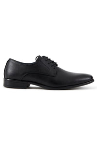 "Allure Oxford" Black Leather Tuxedo Shoes