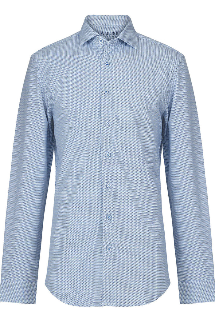 "Vanguard" Blue Laydown Formal Shirt