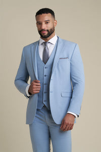 "Savoy" Light Blue Suit Jacket (Separates)