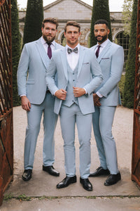 "Savoy" Light Blue Suit Jacket (Separates)