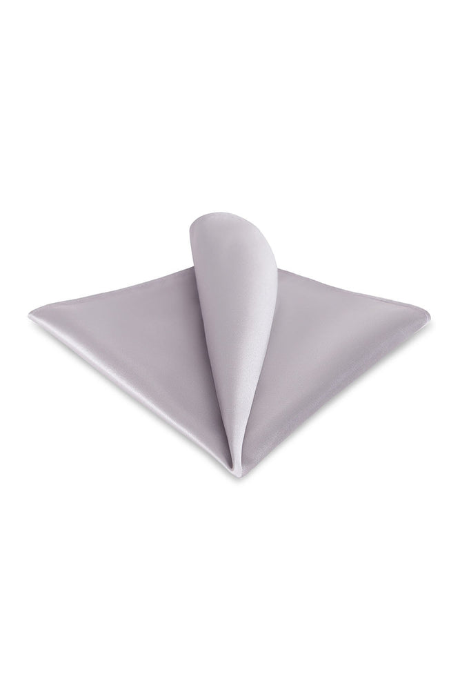 Dusty Lavender Solid Satin Silk Pocket Square