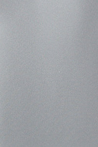 Platinum Solid Satin Silk Pocket Square