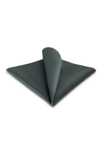Sage Solid Satin Silk Pocket Square