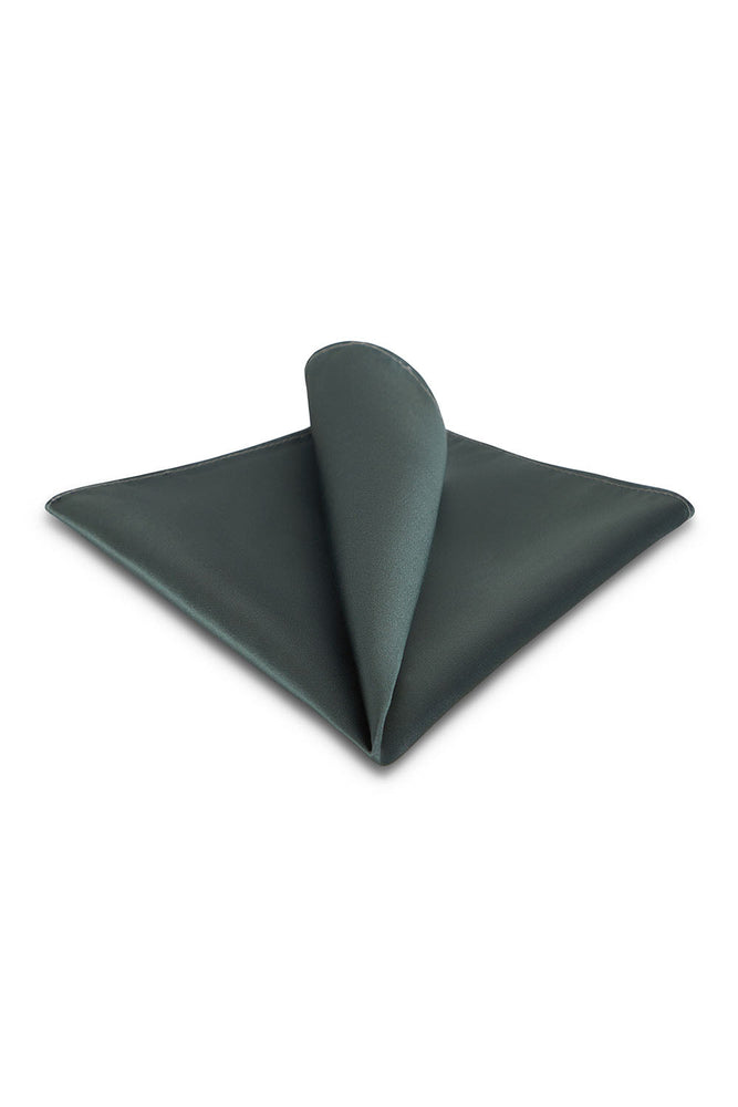 Sage Solid Satin Silk Pocket Square