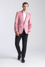 Allure Men "Venice" Dusty Rose Velvet Dinner Jacket (Separates)