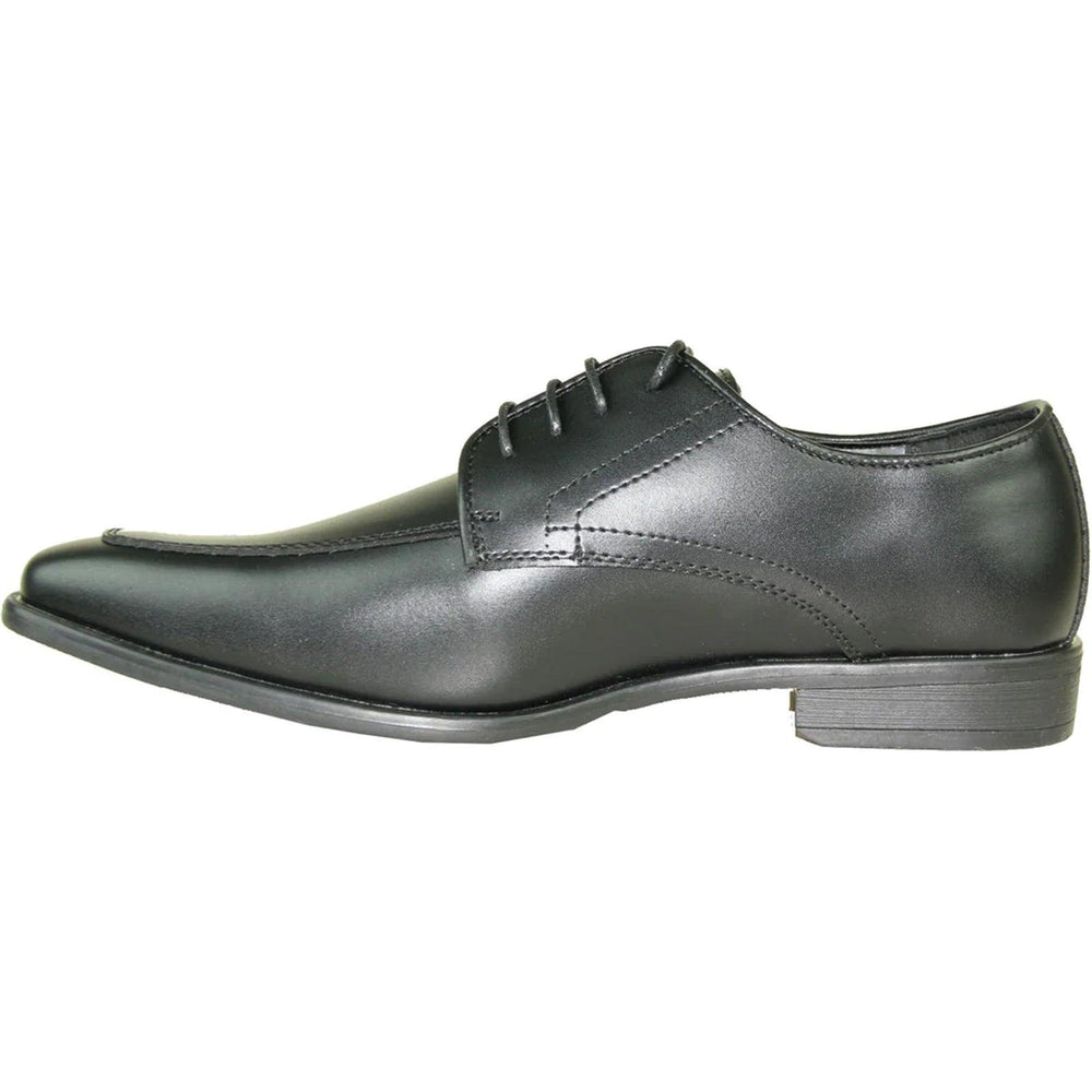 "Allure Shoes Men's Matte Black Lace Oxford Dress & Tux Shoe" - USA Men's Outlet