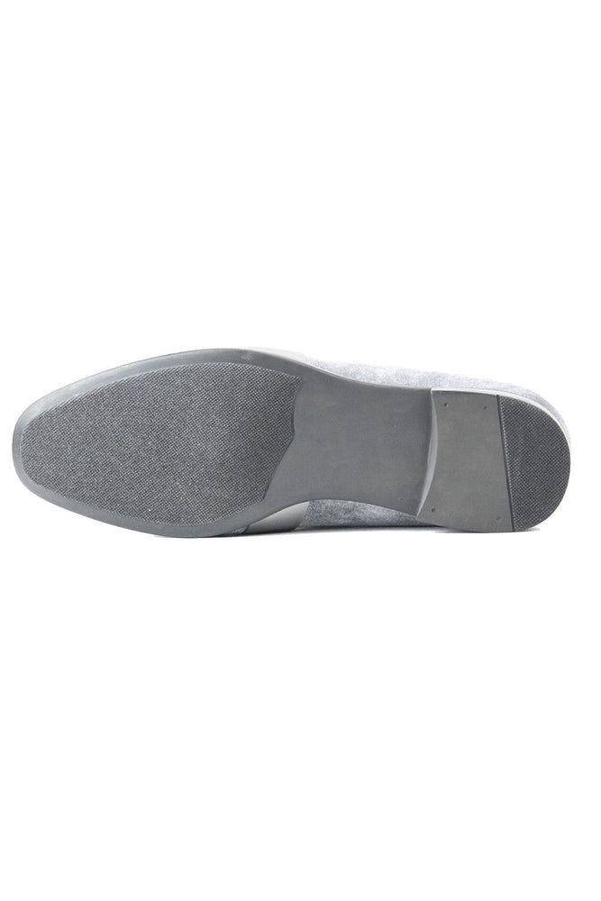 "Knight" Silver Tuxedo Shoes