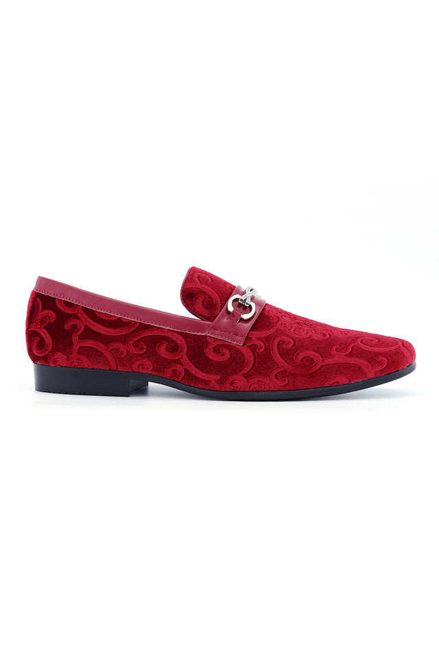 "Throne" Red Tuxedo Shoes