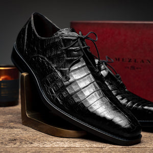 Mezlan Men's Crocodile Lace Up Anderson