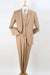 "Apollo King Men's Classic-Fit Vested Suit w/ Pleated Pant, 2-Button in Camel" - USA Men's Outlet