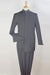 "Apollo King Men's Light Grey French Front Mandarin Suit" - USA Men's Outlet