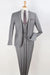 Apollo King Men's Slim Fit Skinny Suit in Light Grey | Vested Peak Lapel & One-Button Closure - USA Men's Outlet