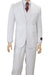 Apollo King Mens White Vested 2-Button Pleat Suit - USA Men's Outlet