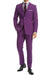 Apollo King Modern Fit Wool-Feel Suit, 2-Button - Purple - USA Men's Outlet