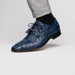 Marco Di Milano Apricena: Navy Leather Dress Shoe