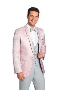 "Aries" Quartz Paisley Shawl Tuxedo Jacket (Separates)