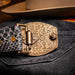 Marco Di Milano Arkansas Belt Antique Newspaper Leather Shoe
