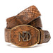 Marco Di Milano Arkansas Belt Cognac Leather Dress Shoe