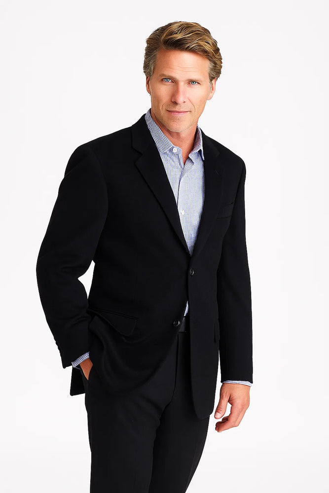 Cashmere Sport Coat Black