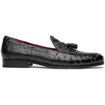 Aubiere Black Ostrich Loafer 