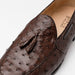 Aubiere Brown Ostrich Loafer 