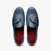 Aubiere Navy Ostrich Loafer 