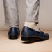 Aubiere Navy Ostrich Loafer 