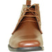 "Authentic Leather Brown Allure Ankle Boot: The Perfect Menswear Finishing Touch for Formal Functions." - USA Men's Outlet